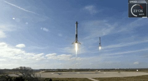 The image shows two rockets launching into space from a runway. The first rocket is located closer to the viewer, while the second one is further away. Both rockets are flying at high speeds, creating an impressive scene of space exploration. The background features a clear blue sky and clouds, providing a beautiful backdrop for this momentous event.