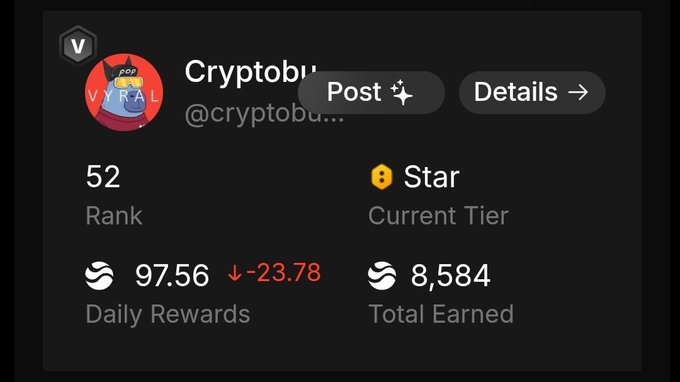 The image shows a social media post where a user has been awarded daily rewards of $RIVER points for their work related to @River4fun, which specializes in solving liquidity problems by connecting different bridges. The post also provides details about this solution and mentions some important figures associated with the platform such as @River4fun, Liquidity, and @Rivers4fun.