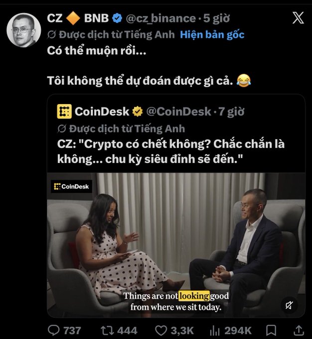 The image shows a social media post with a man sitting down, while a woman sits across from him. They are both looking at each other as if they're having an interesting conversation or sharing something amusing. The post includes text that reads "things are no looking good from where we sit today." This message seems to be related to the image of the couple and is likely meant to convey a sense of humor or lightheartedness in response to their interaction.