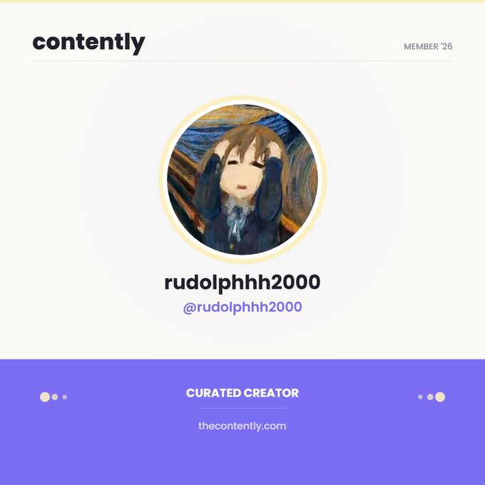 Rudolphhh2000 is a Curated Creator on thecontently.com.