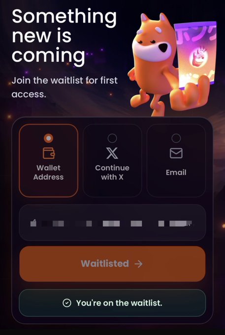 The image shows a phone screen displaying an app called BONKUJI that is coming soon. The app has been described as a wallet for Bitcoin users, which means it will allow them to easily manage their Bitcoins using features such as sending and receiving payments, managing balances, and more. The post also mentions that the app will be joining the waitlist for first access, giving early users an advantage over others who haven't yet installed the app.