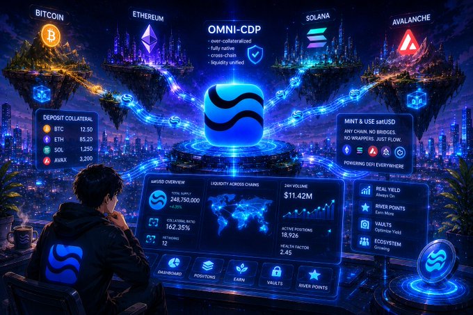 The image features a man sitting at a desk with a computer screen displaying information about cryptocurrency trading. The screen shows various cryptocurrencies like Bitcoin, Ripple, and Ethereum along with their respective market values and trading volumes. There are also icons representing different cryptocurrency exchanges such as Binance, Coinbase, and Gemini. The man is wearing a black hoodie and appears to be contemplating the details of the cryptocurrency trading system displayed on his computer screen.