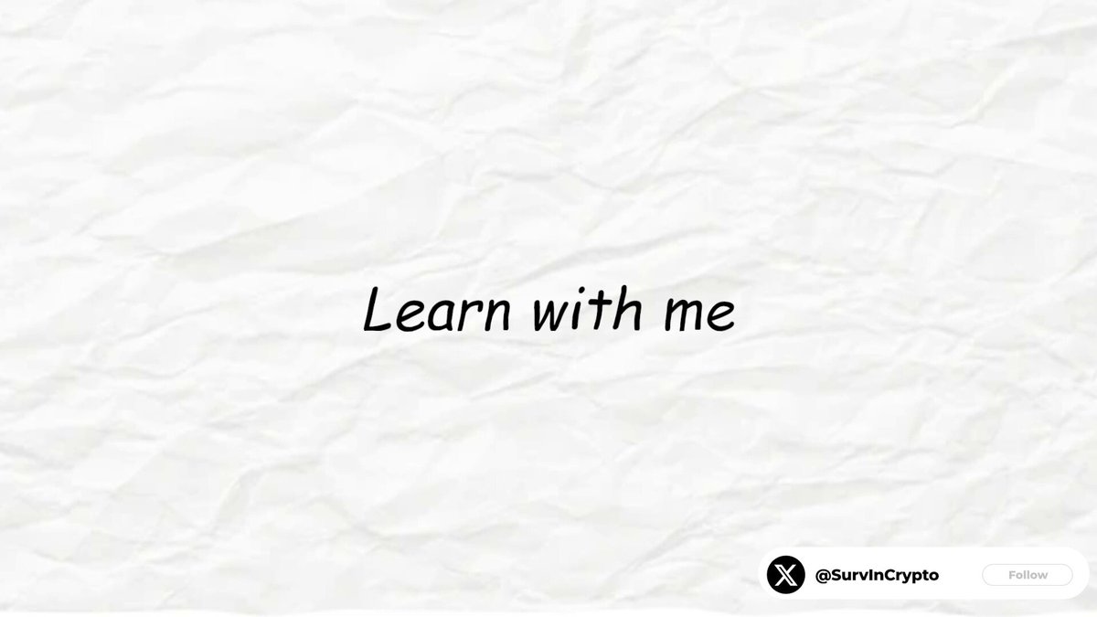 The image features a poster or banner that says "Learn With Me" written in black text against a white background. The poster also includes a small logo at the bottom, which reads "SunnyCypa". This suggests that the content of the poster is related to cryptocurrency or blockchain technology and might be promoting an educational or informative post about these topics.