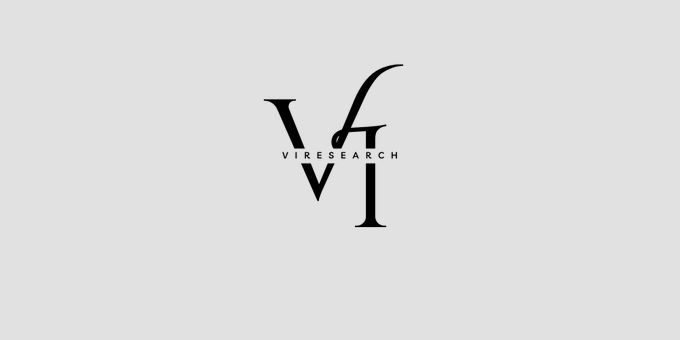 A black and white logo featuring stylized letters 'V', 'A', 'V', and 'I' arranged around the word 'VIRESEARCH' in the center.