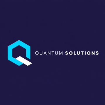 The image displays the Quantum Solutions logo, featuring a stylized blue and white "Q" icon alongside the company name on a dark navy background. This branding corresponds to the Japanese company mentioned in the post, which is shifting from its Ethereum treasury strategy toward funding AI data centers.