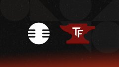 A graphic displaying two cryptocurrency logos against a dark background: the white Aptos (APT) logo on the left and a red 'TT' logo on the right.
