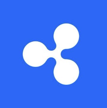 The image displays the white Ripple (XRP) logo on a blue background, representing Ripple's inclusion as a day-one integration partner in the OpenUSD ($OUSD) ecosystem alongside Stellar to promote institutional stablecoin adoption.