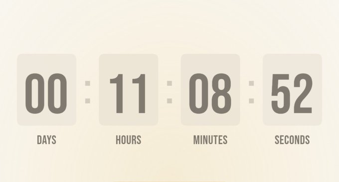 A countdown timer displays "00 DAYS : 11 HOURS : 08 MINUTES : 52 SECONDS," visually emphasizing the roughly 11-hour deadline mentioned in the accompanying update about the $Trench airdrop, where users must connect their X account and gather stars to qualify for the upcoming airdrop reward.