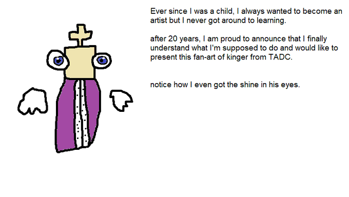 The image features an illustration of a cartoon character wearing a purple robe and crown, which appears to be a religious figure or deity. The caption below the illustration reads "AI is about to make X payments way more personal. Imagine this: I post a meme on the platform and instantly get a tiny tip in USDT. The AI reads my vibe from the post, analyzes who I follow and who follows me, then verifies everuthing with a simple check".