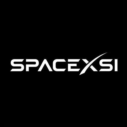 The image displays a stylized white "SpaceXSI" logo on a black background, with the X featured as a dynamic, swooping graphic element. This visually represents the rebranding announcement mentioned in the post, where SpaceXAI has been officially renamed to "SpaceXSI" by Elon Musk, marking the trillion-dollar company's entry into a new "super intelligence" phase.