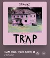 A low-resolution image showing a 2 Chainz 'Trap House' hat with a price tag of '2Chainz' visible at the top.