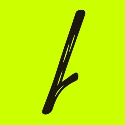 A stylized black "V" logo on a vibrant yellow-green background, evoking the branding of Robinhood's Vlad Tenev, whose nickname "The Stock Impaler" (referenced in the post) inspired the $STOCKIMPALER token.
