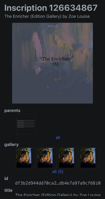 The image shows a poster that explains why you should inscribe the provenance of a collection, like Bitcoin. The poster emphasizes the importance of inscribing the provenance gallery for any collection that has not used parent-child for the verification of its indexation on Bitcoin's Enricher Gallery. It also mentions an affordable option to inscribe the collected data with their name, ID, and title. This suggests that the poster is designed to guide individuals through the process of verifying the provenance and organizing their collected data accurately.