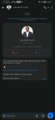 The image shows a dark, blurred screenshot of what appears to be a Discord or social media profile page featuring a white logo resembling a stylized "M" or mountain peak on a dark background, with some unreadable text below it. The low resolution and obscured details align with the post's suggestion that certain crypto community pages ($Sirmapy, $WKC, #SMCDAO) may be concealing or censoring content from their followers.