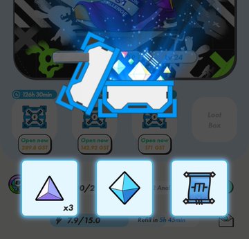 The image shows a close-up view of a cell phone screen displaying three different types of shapes, including a triangle, a diamond, and a rectangle. The text "P国で初ミンスク" can be seen below these shapes. This suggests that there might be an app or game related to the country of origin for the shapes displayed on the screen.