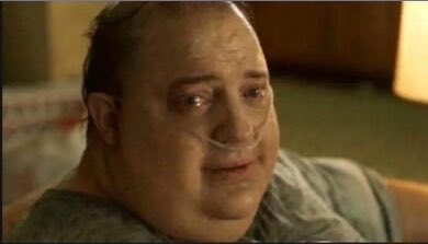 A man with tears in his eyes and a nasal cannula lies in what appears to be a hospital bed, his face conveying deep sadness and longing. The image humorously illustrates the post's sentiment, as crypto enthusiasts wordlessly gaze with this pitiful, pleading expression in hopes of receiving free token airdrops.