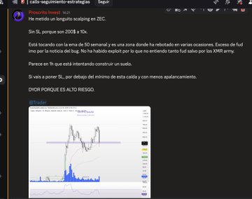 The image shows a computer screen with a message displayed, which appears to be written in Spanish. The text seems to be about a recent incident involving a white hacker who exploited a vulnerability in the Bitcoin network. The message states that there are now 50 Bitcoins available for sale on the market and mentions an exploit that occurred at least two months ago.