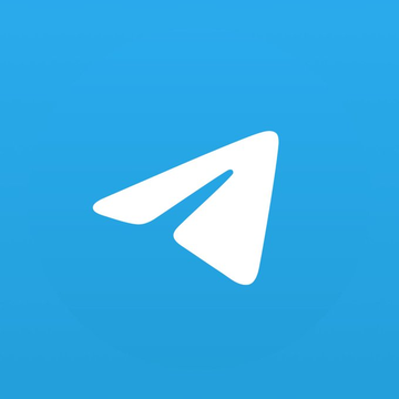The image shows the Telegram messaging app logo, featuring its iconic white paper airplane on a blue circular background. This relates to the post as Telegram is the platform whose t[.]me domain has reportedly been suspended by the .me registry and removed from global DNS.