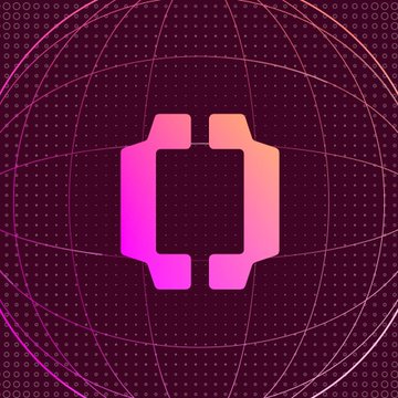 A stylized pink and orange "OUSD" logo set against a purple background featuring a glowing globe wireframe with grid patterns, visually representing the global launch of the $OUSD stablecoin on the Solana blockchain.