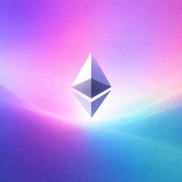 The image features the Ethereum logo—a faceted, diamond-shaped emblem in shades of purple and white—set against a soft gradient background of pink, purple, and blue hues, symbolizing the cryptocurrency at the center of the discussion. This visual ties directly to the post, which highlights Ethereum developers' proposal to upgrade the validator deposit contract for quantum-resistant signatures, underscoring the network's forward-looking approach to securing ETH staking.