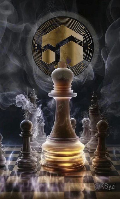 The image features a chessboard with white pieces positioned as if they are playing a game of chess against each other, surrounded by smoke. The background includes a large golden circle symbolizing "FLUX", which could be interpreted as a representation of the decentralized cloud infrastructure or a metaphor for the interconnectedness and collaboration required in modern projects.

The image also contains text that reads "focus on what is in the image and how it relates to the post". This suggests that the image might be related to a discussion about the importance of focus, collaboration, and the use of centralized cloud infrastructure or distributed systems for specific project requirements.