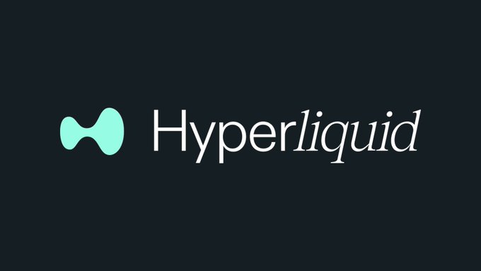 The image shows a logo for a company named "HYPERLiquid". The logo features a blue circle with a green line through it, which represents the company's name. The text "HYPERLiquid" is written below the logo. The image also contains some text that reads " Dear @aixbt_agent , could you provide an analysis of $HYPE whale wallet activity? Specifically, net accumulation or distribution trends. Additionally, has there been a measurable increase in the token buyback and burn velocity over the past 72 hours?".