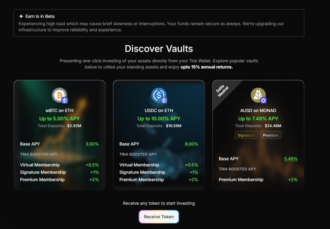 The image shows an investment dashboard or chart, which has different Bitcoin wallets with their respective returns displayed. The wallet showing the most favorable return (based on data) is @useTria card rails the upcoming emission schedule requires a massive organic demand sink to succeed. It's important for investing in virtual currency because it allows investors to access digital assets quickly and efficiently, thereby increasing the chances of making informed investment decisions.