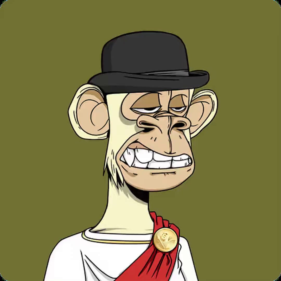 The image features a cartoon monkey wearing a top hat and a cape with a gold medallion around his neck. The monkey appears to be in a pose, possibly posing for a picture or participating in an event. The background of the image has a green color, which is consistent with the Army Green theme used on the post. There are three other people present in the image as well, but they do not seem to be interacting with the main subject - the cartoon monkey.