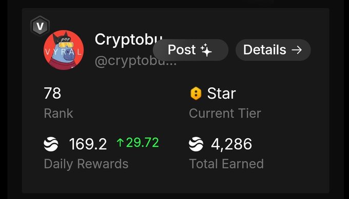 ircv server logs display a Cryptobullet post with a rank of 78, a star rating of 8.5, and daily rewards of $99.22.