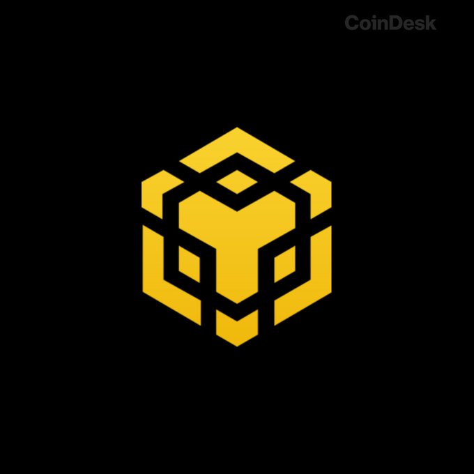 The BNB Chain logo is displayed in yellow on a black background, with "CoinDesk" branding in the top right corner, representing the network following its Pasteur hardfork activation aimed at boosting transaction throughput and strengthening cross-chain bridge and validator security.