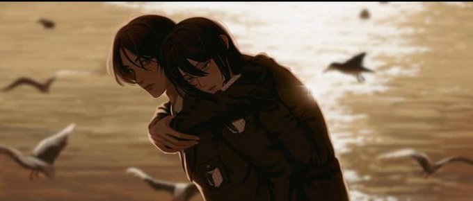 The image features a couple embracing each other, standing near water at sunset. There are also birds flying around them, adding to the serene atmosphere of the scene. The caption for this image reads "algo today wasn't really favorable for many what's that post you need help with engagements?". This suggests that there might be some confusion or disagreement about a particular issue in the context of the image.