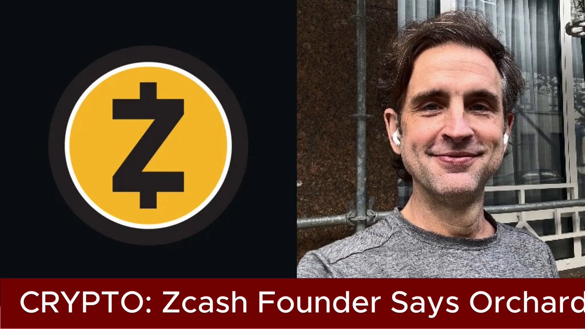 The image features a man standing next to a building, smiling for the camera while wearing earbuds. The background of the photo shows a building with a window. In front of the man's face, there is a logo that reads "Crypto: Zcash Founder Says Orchard Funds Remain Recoverable Zcash ( @Zcash ) $ZEC founder, Zooko ( @zooko )", which appears to be related to the post about Bitcoin and cryptocurrency. The text in the image suggests that the man might have some knowledge or interest in cryptocurrencies like Bitcoin.