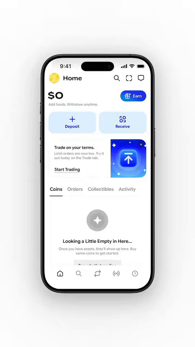 The image shows a black smartphone with a white background, displaying its home screen. On the home screen, there are several icons including "Home", "About", "Installs", "Library", and "Library Home". The main focus of the image is an icon that reads "@base wallet feature" located in the bottom right corner. This icon suggests that the smartphone may have a base wallet app installed or is about to install one, which can be used for managing digital wallets and transactions securely.