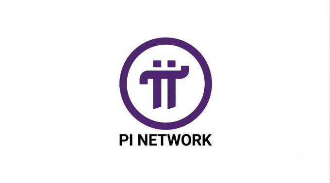 The Pi Network logo, featuring a purple circular emblem with a stylized pi (π) symbol above the text 'PI NETWORK' on a white background.