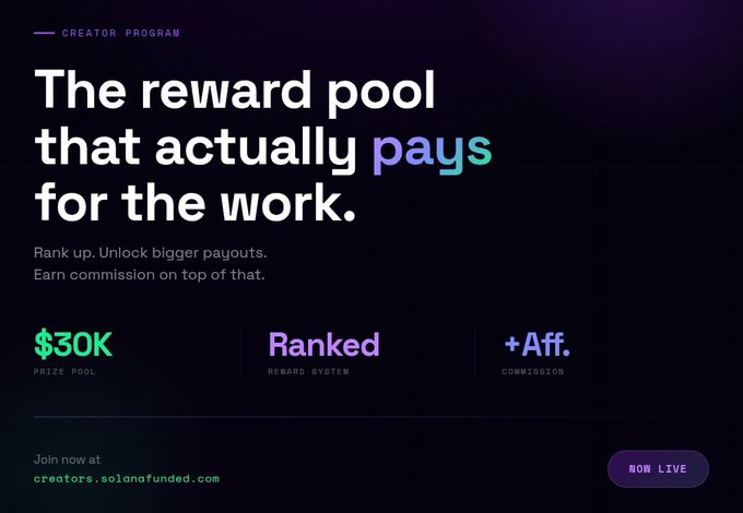 The image shows an early 2021 web screenshot of a creator program that has just been updated with new features and offers, indicating that the content is relevant for the users' needs at this time. It is shown below a description or prompt about the reward pool system which explains how the creators can be paid in exchange for their work by ranking them based on certain criteria such as followers and engagement levels. The program also includes an initial advertisement promoting rewards, although it does not seem very noticeable due to its small size compared to other images displayed on the website.