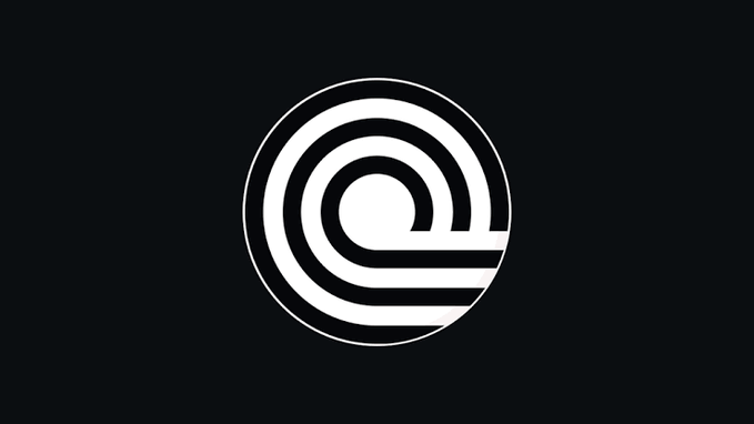 The image shows the Ondo logo—a stylized white circular design with concentric arcs and a small dot—on a dark gray background. It visually represents Ondo's branding as the company reports reaching nearly 450,000 holders across its tokenized financial products.