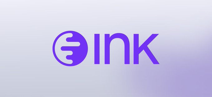 The image features an advertisement for an "ink" product, which is described as a drop that can be used for various purposes such as printing or coloring. The text "INK" is prominently displayed at the top of the image, while the word "airdrop" is located below it. The background color of the image is purple, and there are some white lines in the bottom left corner. The post also mentions that this product will be one of the biggest drops of 203.