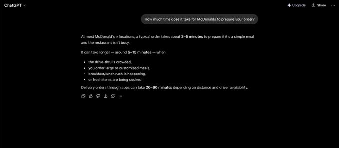 The image shows a screenshot of a website, possibly a restaurant review or delivery app, with a menu page displayed. The main focus of the image is an order form for a meal at McDonald's, which includes options like "McDonald's", "Mcdonald's", and "Mcdonald's". The text on the screen provides information about how much it will cost to order from this restaurant and what items are available in their menu.