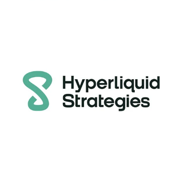 The image displays the Hyperliquid Strategies logo, featuring a stylized green "S" emblem next to the company name in bold black text, which represents the treasury firm that just expanded its equity purchase agreement with Chardan Capital Markets to $2.5 billion.