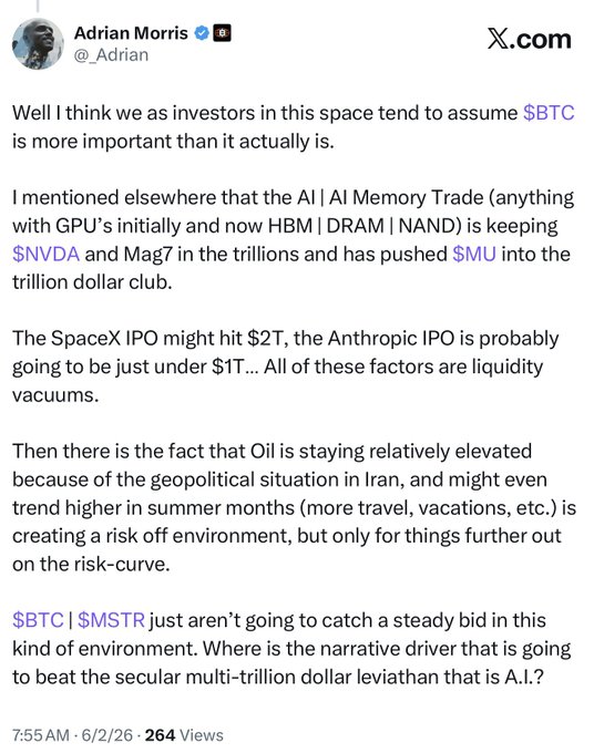 The image shows a screen with text posted about Bitcoin trading strategies or liquidation, which can be interpreted as a conversation between two people involved in Bitcoin trading. The Twitter handle of the person who posted the message is @saylor, while the image's caption refers to another Bitcoin user by saying "I'VE been saying as much." The post also mentions that Bitcoin has nothing to do with the current situation but suggests using Liquidity or Fundamentals for justification. It seems like a discussion on how to trade Bitcoins and how it relates to Bitcoin trading strategies.