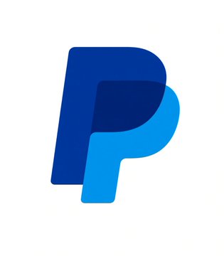 The image shows the PayPal logo, featuring its iconic stylized "P" design in two shades of blue. This relates to the post by illustrating PayPal's role as a major payment platform that Pi Network is connecting with as its payment bridge.