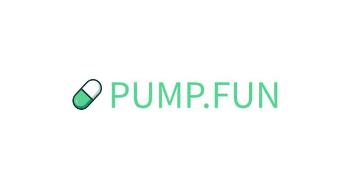 The Pump.Fun logo, featuring a green and white pill icon next to the brand name in green text on a white background.