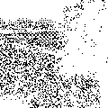 A grainy, high-contrast black-and-white image resembling static or scattered ink/brush marks on a white background, with no visible text or numbers. The abstract, fragmented visual aligns thematically with the post's title "Memory Loss" — evoking decay, noise, and disintegration — suggesting the artwork's on-chain conceptual nature as an experiment in impermanence and collector participation.