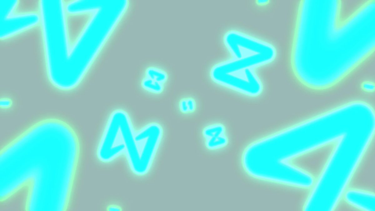 The image features a pattern of blue neon letters "N" and "Z", which appear to be floating or glowing against a gray background. The arrangement of these letters creates an abstract and visually striking design, possibly representing a futuristic or technological theme. The image does not contain any discernible text or additional objects, making it difficult to determine the exact context in which this pattern was created.