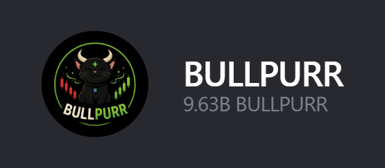 A circular logo featuring a black bull with green horn accents and the text "BULLPURR" on a dark background, followed by "9.63B BULLPURR" in white text. The image appears to be a promotional graphic for a BULLPURR token airdrop, aligning with the post's giveaway instructions asking users to share their $SOL addresses to receive free tokens.