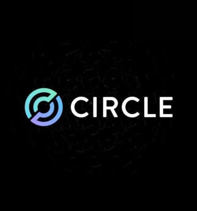 A logo for 'CIRCLE' displayed on a dark background, featuring a stylized circular icon in a gradient of teal and purple to the left of the white text.