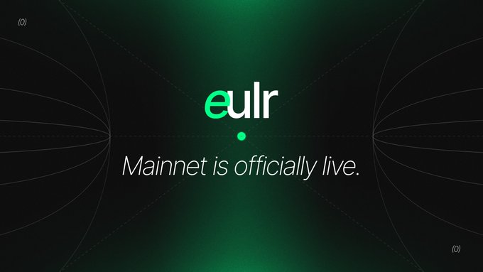 The image features a green circle with the word "Eulr" written inside of it, surrounded by lines that create an abstract pattern. The text above the circle reads "The circle is now complete. Eulr Mainnet is officially live. What was forged in silence has now entered the mathematical order. The gateway is open. Launch on Eulr → eulr.fun @XLayerOfficial @wallet #Eulr". This image seems to be related to a post about Eulr, as it features an abstract design and text that could be interpreted as a metaphor for the company's growth or expansion in the digital world.