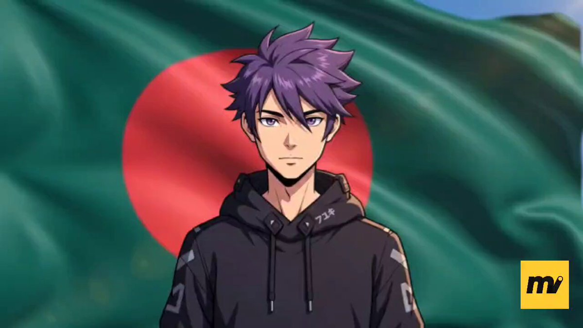 The image features a cartoon boy wearing a hoodie, standing next to a large green flag that has a red circle on it. The caption of the image reads "Focus on what is in the image and how it relates to the post."