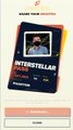 The image displays the cover of "Interstellar: The Complete Screenplays," featuring a movie still of two characters in space suits against a backdrop of a planet. The connection to the DAC Chain airdrop post appears purely visual or coincidental, as the image contains no text or numbers related to the cryptocurrency update or QE eligibility requirements mentioned in the accompanying message.