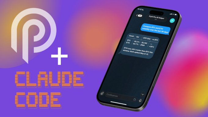 The image shows a smartphone with an app icon displayed that says "Claude Code". The phone appears to be turned off or muted, indicating that the user might not have opened any apps at the moment. The background of the image features a gradient of colors, which could be used for a banner or header in the app store.